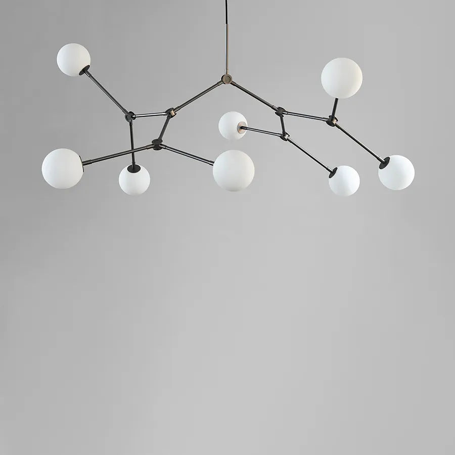 Drop Bulp Chandelier, grey fra 101 Copenhagen