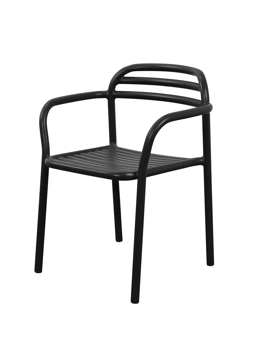 Special Edition Bliss m/armlæn havestol, black fra Cane-line
