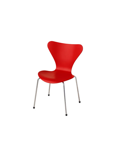 Miniature Serie 7 stol af Arne Jacobsen - Rød - Jacobsen Plus
