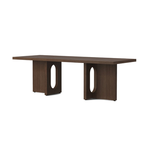 Androgyne Lounge Table, Wood fra Audo Copenhagen - Dark stained oak - Jacobsen Plus