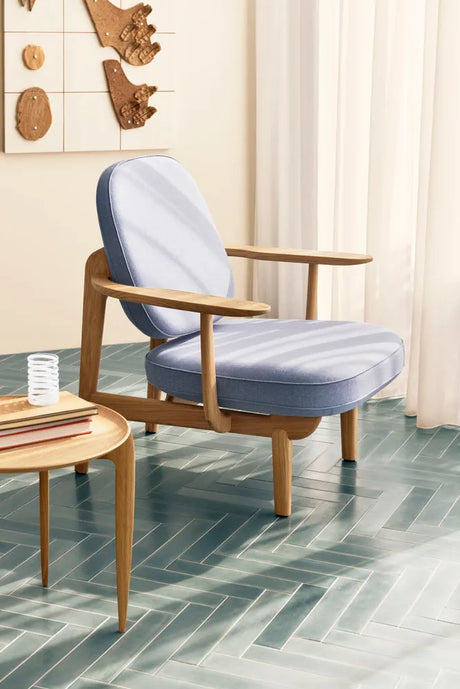 Fred Lænestol, lakeret eg fra Fritz Hansen - Christianshavn / BLACK UNI (1175) - Jacobsen Plus