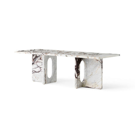 Androgyne Lounge Table, stone/marble fra Audo Copenhagen - Calacatta Viola - Jacobsen Plus