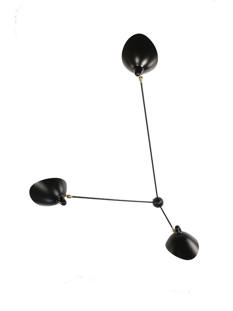 Spider Big Wall Lamp w/3 Fixed Arms af Serge Mouille - 1 - Jacobsen Plus