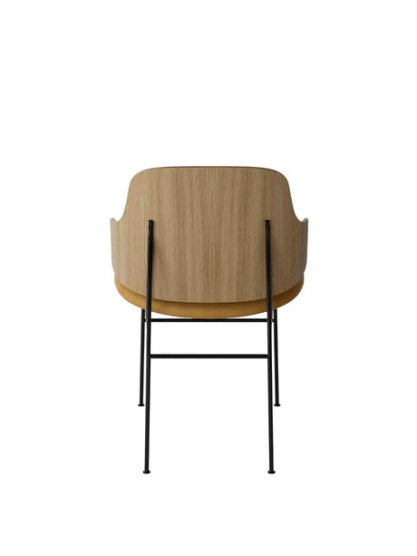 The Penguin Dining Chair, Læder fra Audo Copenhagen - Walnut / Dakar 0250 - Jacobsen Plus