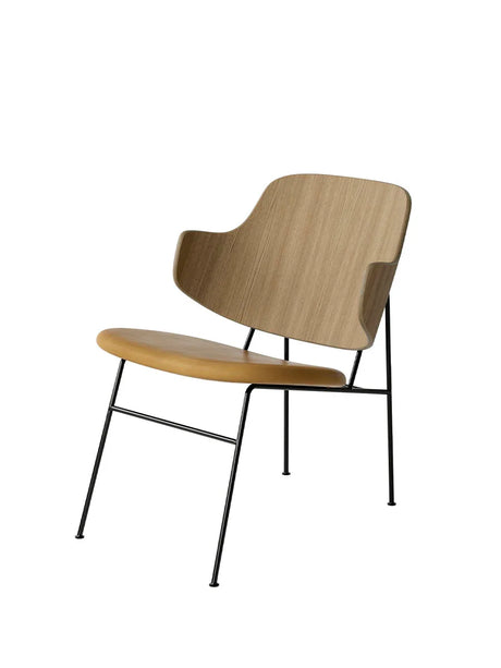 The Penguin Lounge Chair, Læder fra Audo Copenhagen - Walnut / Dakar 0250 - Jacobsen Plus