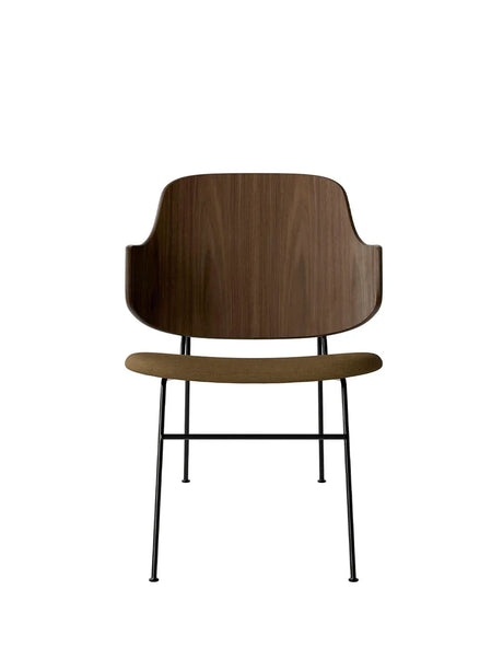 The Penguin Lounge Chair, Polstret fra Audo Copenhagen - Walnut / Re-wool 448 - Jacobsen Plus