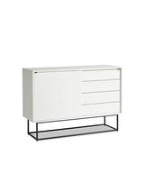 Virka High Sideboard fra Woud - Hvid-hvid - Jacobsen Plus