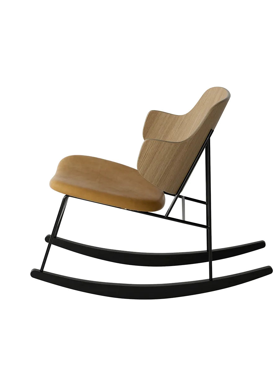The Penguin Rocking Chair, eg natur/dakar læder fra Audo Copenhagen - 3 - Jacobsen Plus