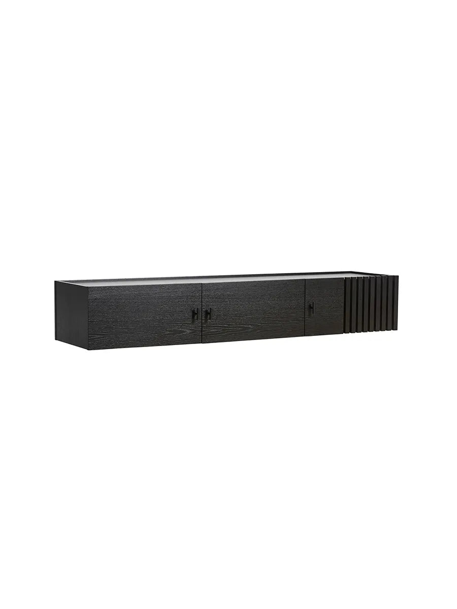 Array Low Sideboard, wall-mounted fra Woud - Sort - Jacobsen Plus