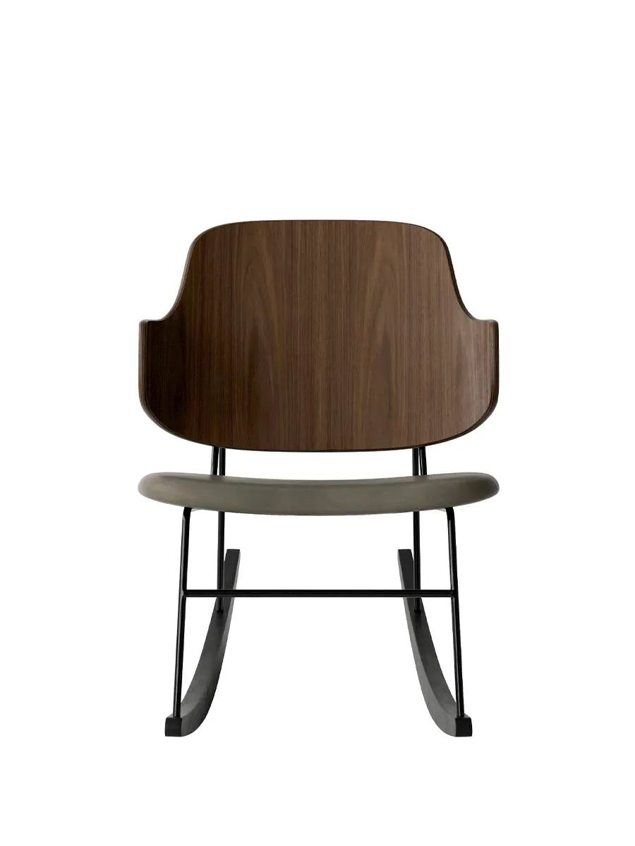 The Penguin Rocking Chair, Læder fra Audo Copenhagen - Walnut / Dakar 0329 - Jacobsen Plus
