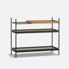 Black: 2 wide - Walnut: 1 short