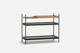 Tray Shelf, lav fra Woud - Black: 2 wide - Walnut: 1 short - Jacobsen Plus