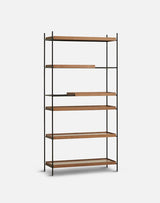 Tray Shelf, høj fra Woud - Walnut: 4 wide, 2 short - Jacobsen Plus