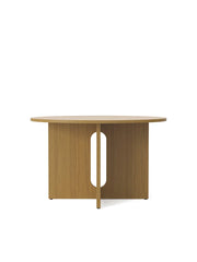 Androgyne Dining Table Ø120 natural oak fra Audo Copenhagen