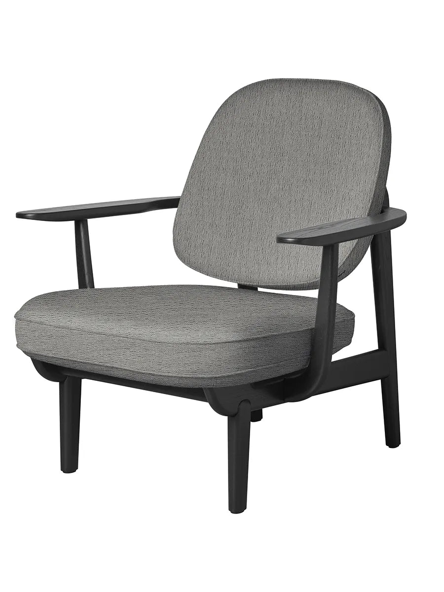 Fred Lænestol, sortfarvet ask fra Fritz Hansen - Christianshavn / BEIGE (1121) - Jacobsen Plus