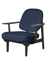Fred Lænestol, sortfarvet ask fra Fritz Hansen - Christianshavn / BLUE UNI (1153) - Jacobsen Plus