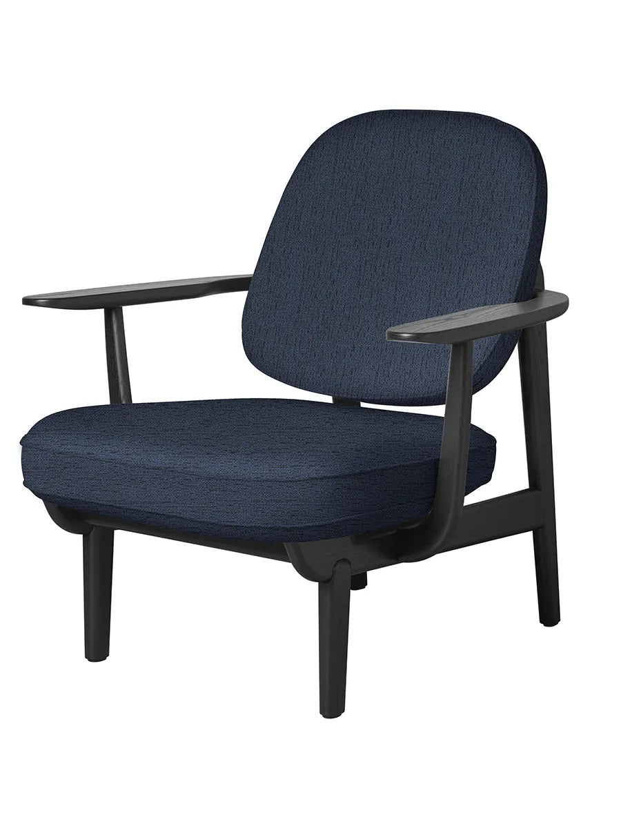 Fred Lænestol, sortfarvet ask fra Fritz Hansen - Christianshavn / BLUE (1154) - Jacobsen Plus