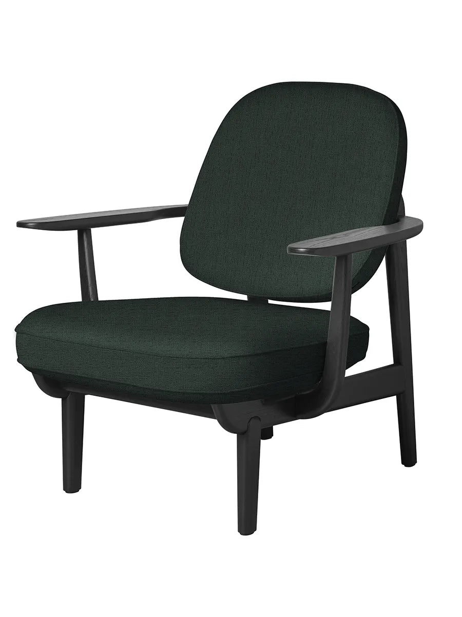 Fred Lænestol, sortfarvet ask fra Fritz Hansen - Christianshavn / DARK GREEN (1161) - Jacobsen Plus