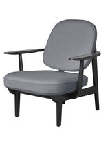 Fred Lænestol, sortfarvet ask fra Fritz Hansen - Christianshavn / LIGHT GREY UNI (1170) - Jacobsen Plus