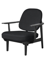 Fred Lænestol, sortfarvet ask fra Fritz Hansen - Christianshavn / DARK GREY (1174) - Jacobsen Plus