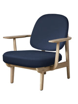 Fred Lænestol, lakeret eg fra Fritz Hansen - Christianshavn / BLUE UNI (1153) - Jacobsen Plus