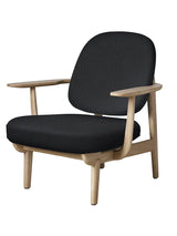 Fred Lænestol, lakeret eg fra Fritz Hansen - Christianshavn / DARK GREY (1174) - Jacobsen Plus