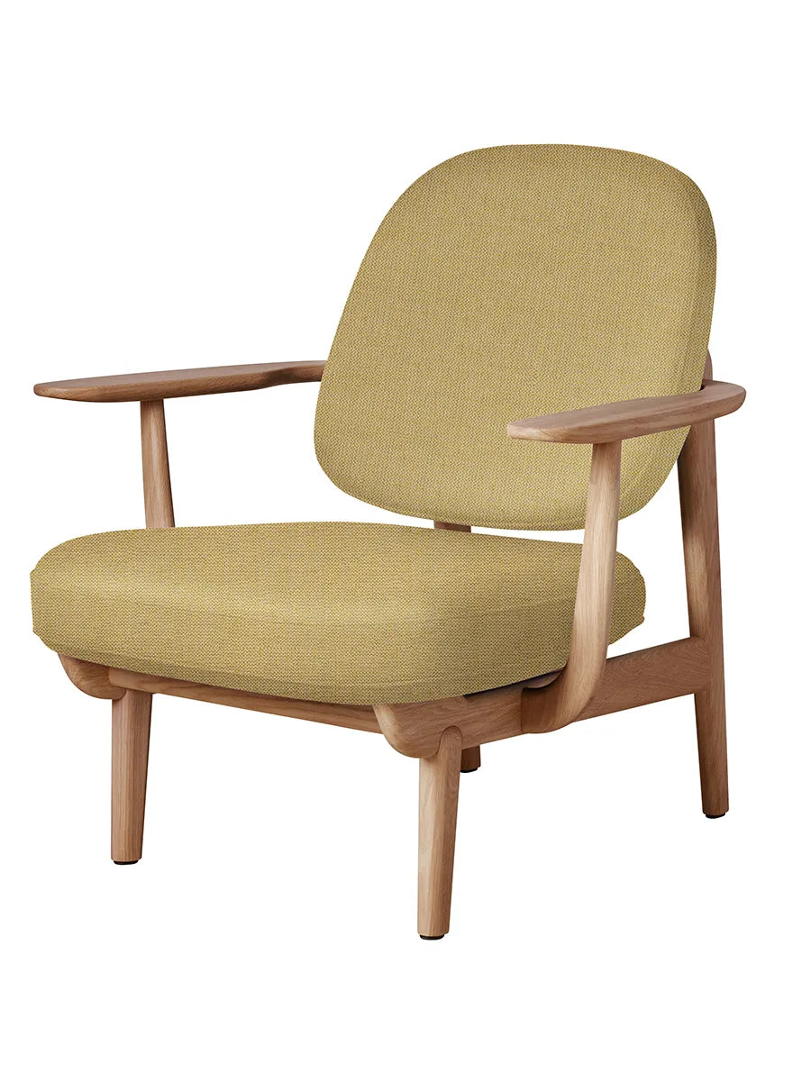 Fred Lænestol, olieret eg fra Fritz Hansen - Christianshavn / YELLOW (1110) - Jacobsen Plus
