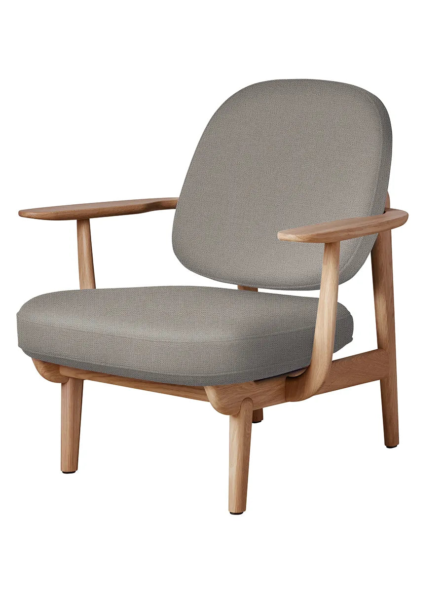 Fred Lænestol, olieret eg fra Fritz Hansen - Christianshavn / LIGHT BEIGE (1120) - Jacobsen Plus