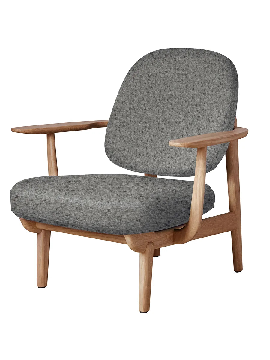 Fred Lænestol, olieret eg fra Fritz Hansen - Christianshavn / BEIGE (1121) - Jacobsen Plus