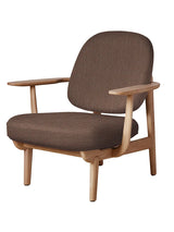 Fred Lænestol, olieret eg fra Fritz Hansen - Christianshavn / BEIGE-ORANGE (1132) - Jacobsen Plus
