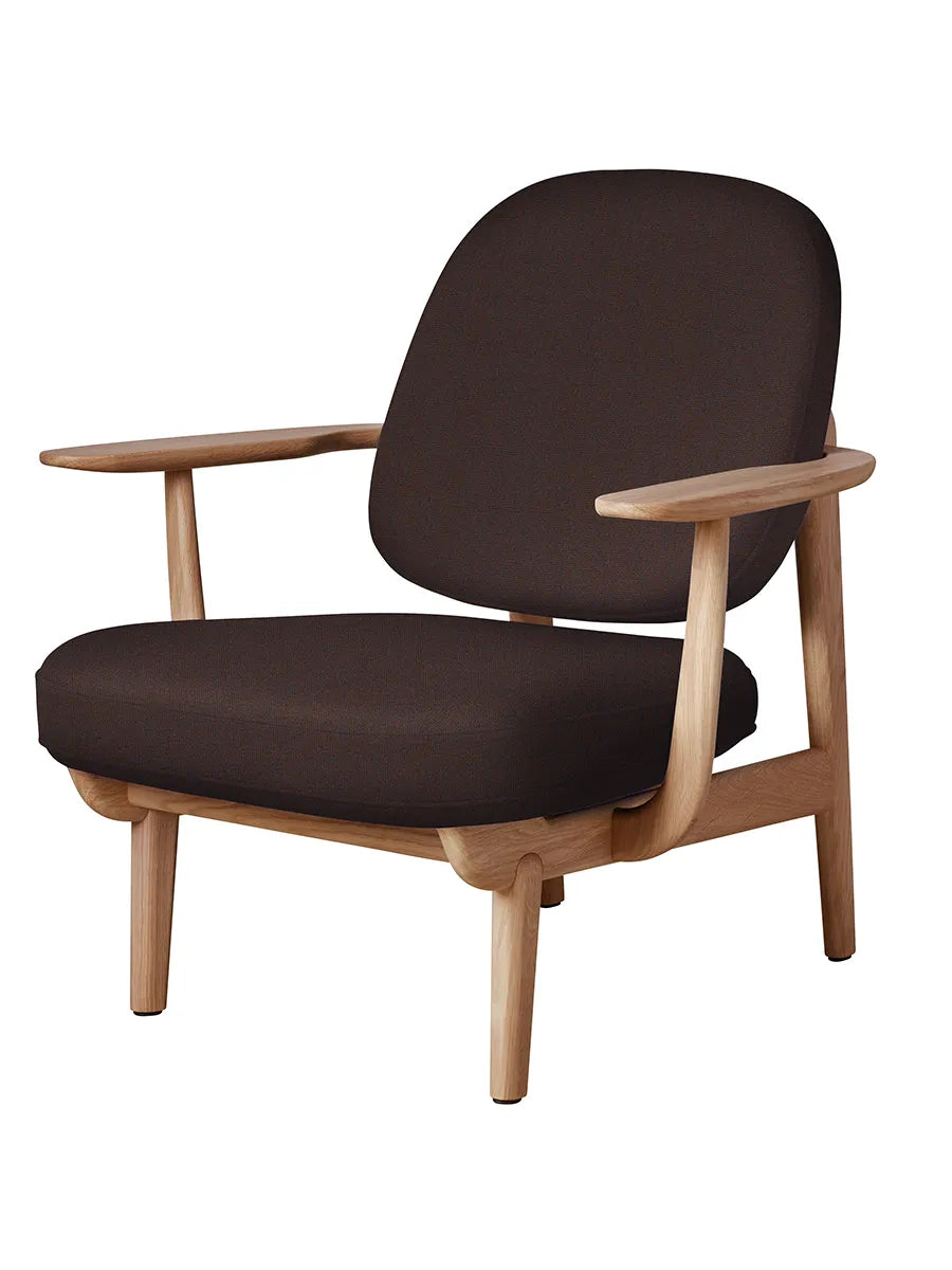 Fred Lænestol, olieret eg fra Fritz Hansen - Christianshavn / BLUE-ORANGE (1135) - Jacobsen Plus