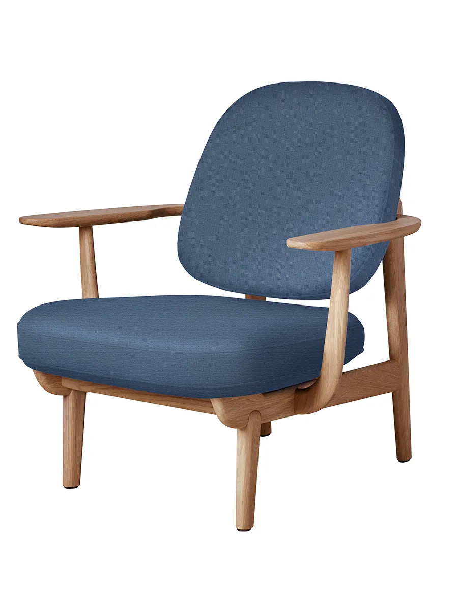 Fred Lænestol, olieret eg fra Fritz Hansen - Christianshavn / LIGHT BLUE UNI (1151) - Jacobsen Plus