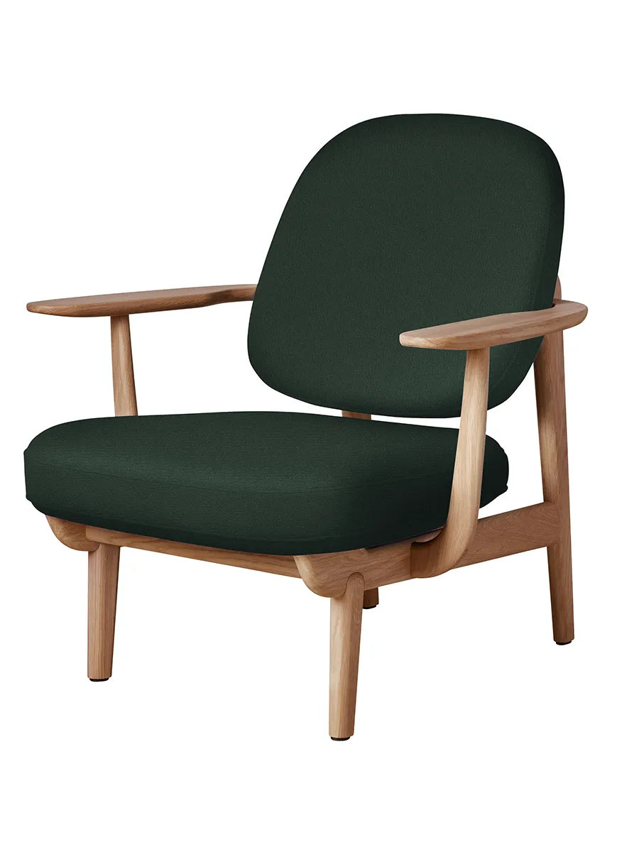 Fred Lænestol, olieret eg fra Fritz Hansen - Christianshavn / DARK GREEN UNI (1160) - Jacobsen Plus