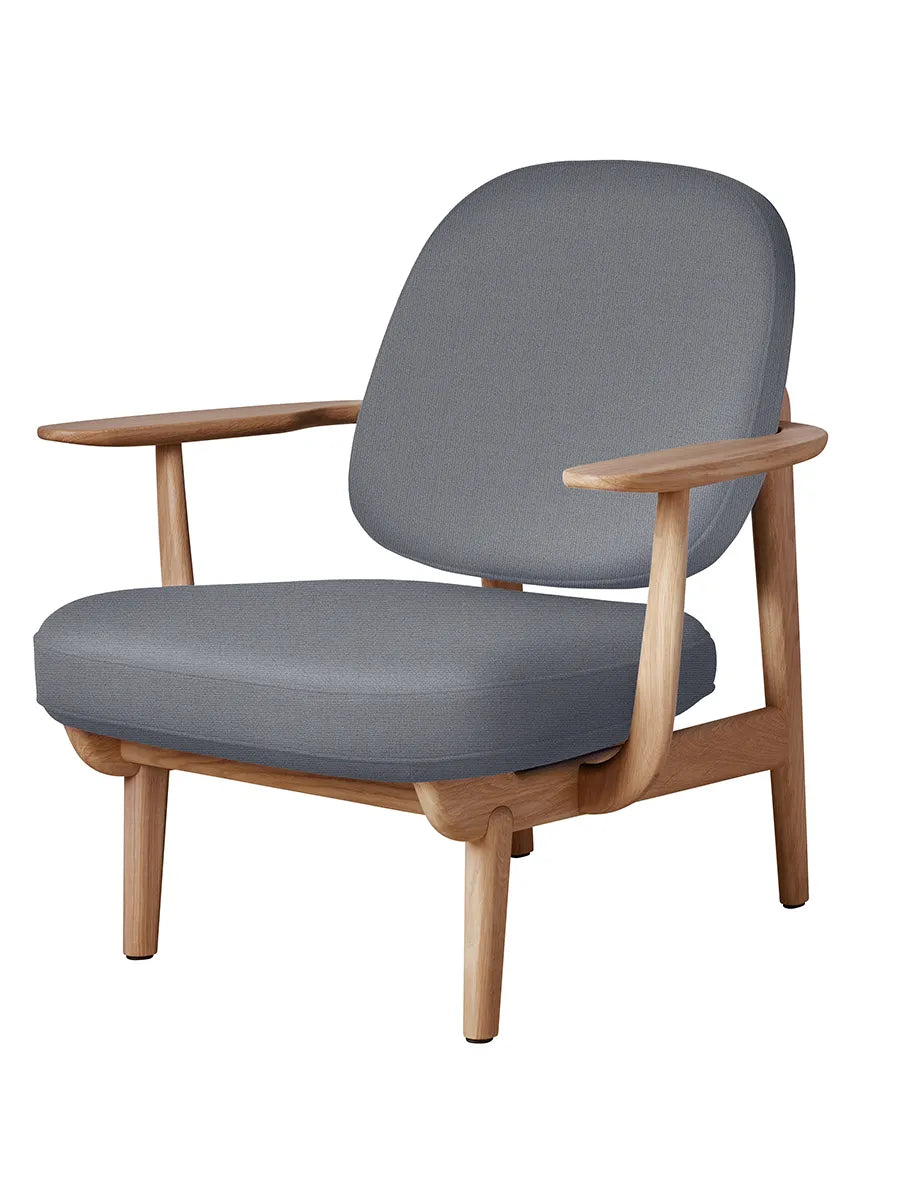 Fred Lænestol, olieret eg fra Fritz Hansen - Christianshavn / LIGHT GREY UNI (1170) - Jacobsen Plus