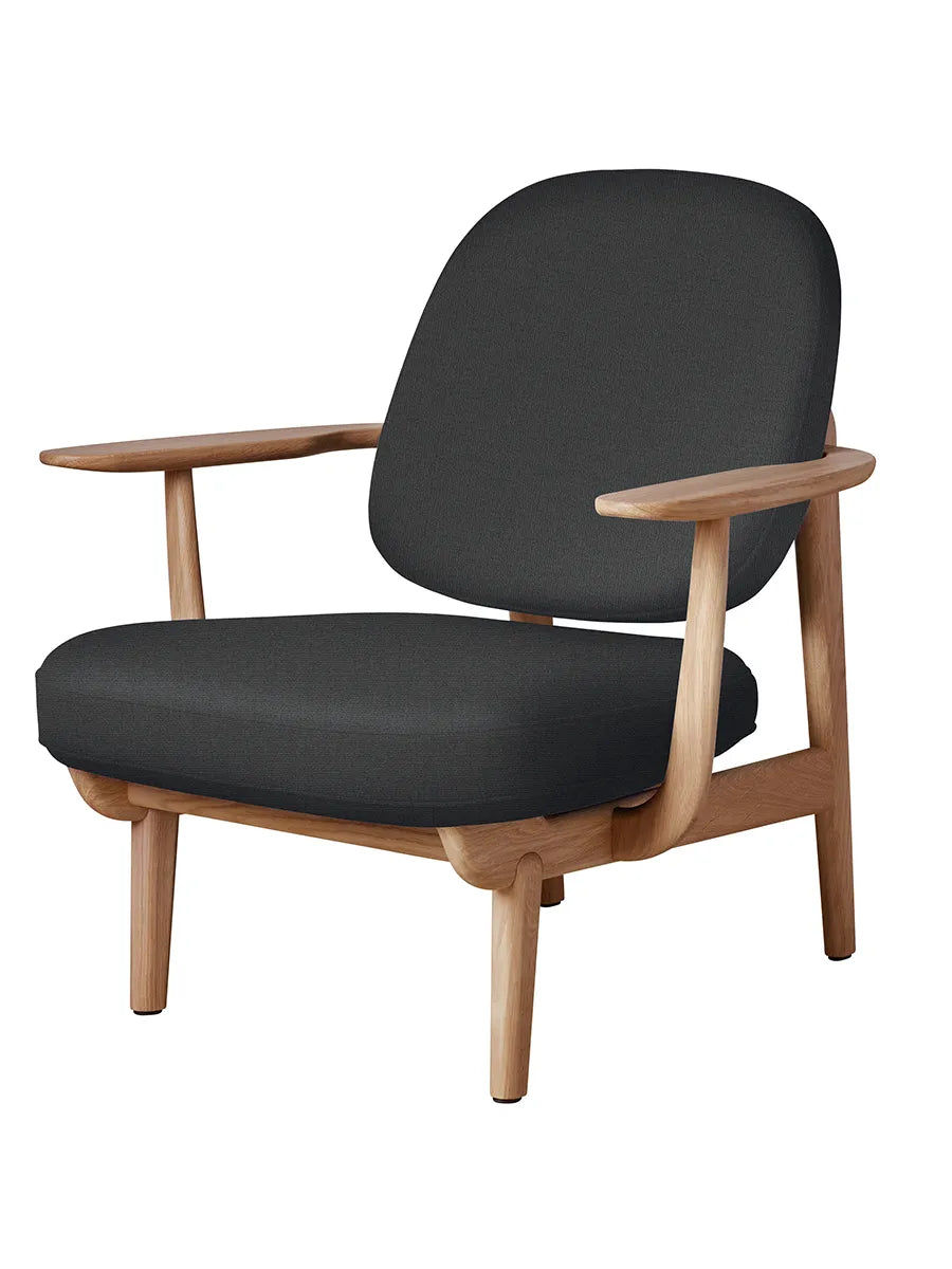 Fred Lænestol, olieret eg fra Fritz Hansen - Christianshavn / GREY UNI (1172) - Jacobsen Plus
