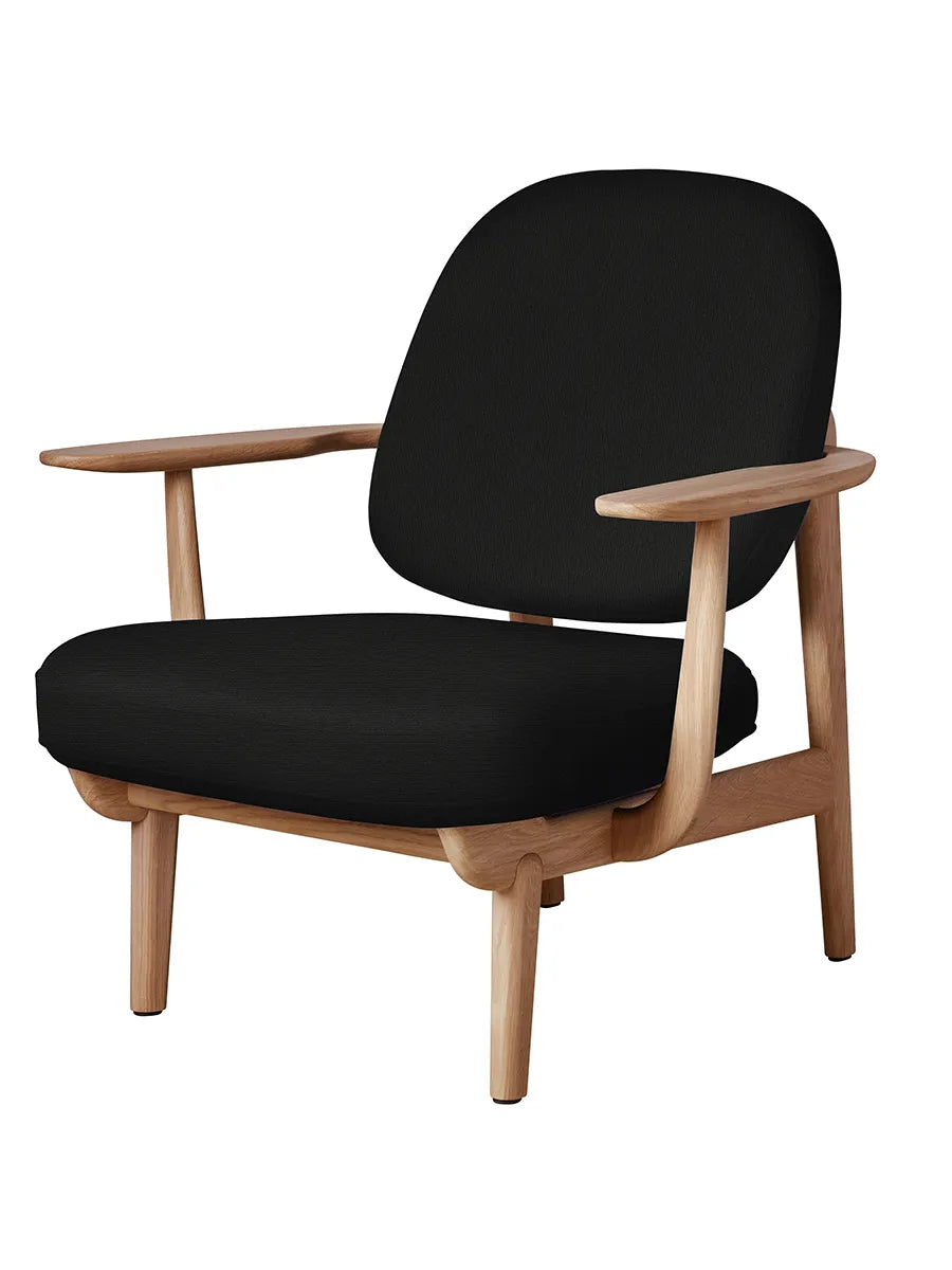 Fred Lænestol, olieret eg fra Fritz Hansen - Christianshavn / BLACK UNI (1175) - Jacobsen Plus