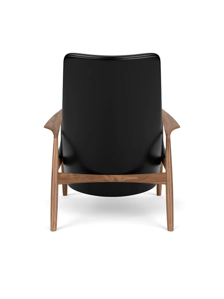 The Seal Lounge Chair, High Back fra Audo Copenhagen - Valnød - Dakar 0842 - Jacobsen Plus
