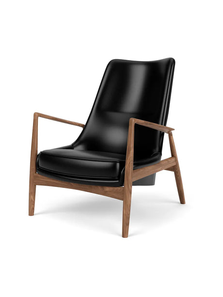 The Seal Lounge Chair, High Back fra Audo Copenhagen - Valnød - Dakar 0842 - Jacobsen Plus