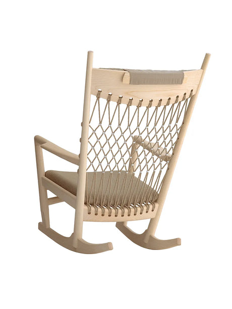 PP124 Gyngestol af Hans J. Wegner - Standardstof / Eg / Sæbebehandlet - Jacobsen Plus