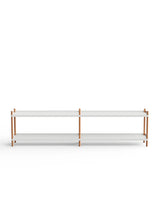 BOLT Shelving 2000 fra Nine - 2 hylder - grå-natur eg - Jacobsen Plus