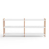 3 hylder - hvid-natur eg