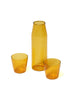 Milk, set of 1 carafe + 2 glasses, yellow fra Nine