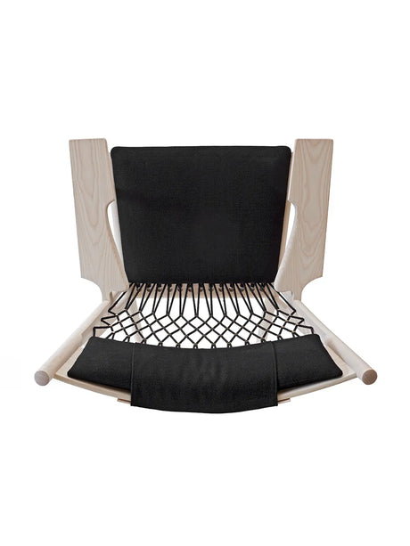 PP129 Netstol af Hans J. Wegner - Standardstof / Eg / Sæbebehandlet - Jacobsen Plus