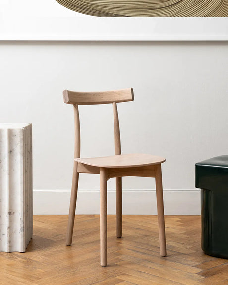 Skinny wooden chair, oak fra Nine - 2 - Jacobsen Plus