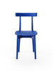 Skinny wooden chair, ash/blue fra Nine