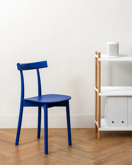 Skinny wooden chair, ash/blue fra Nine - 2 - Jacobsen Plus
