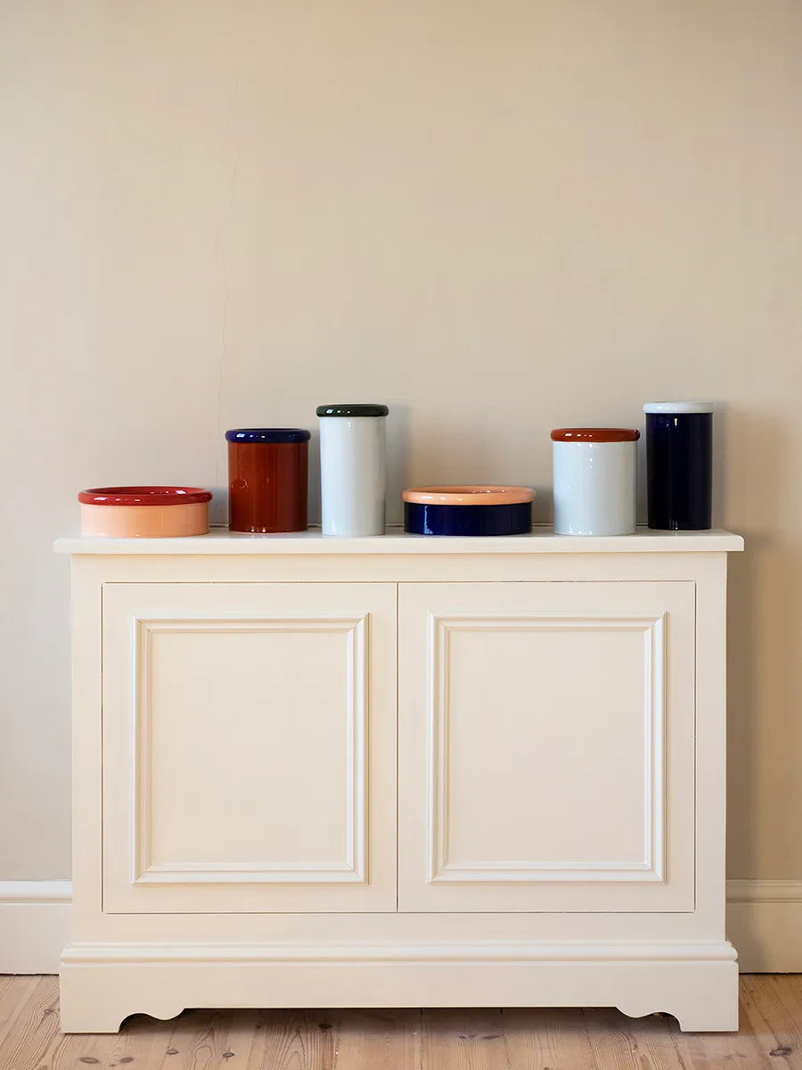 ROD krukke, terracotta/light blue fra Nine