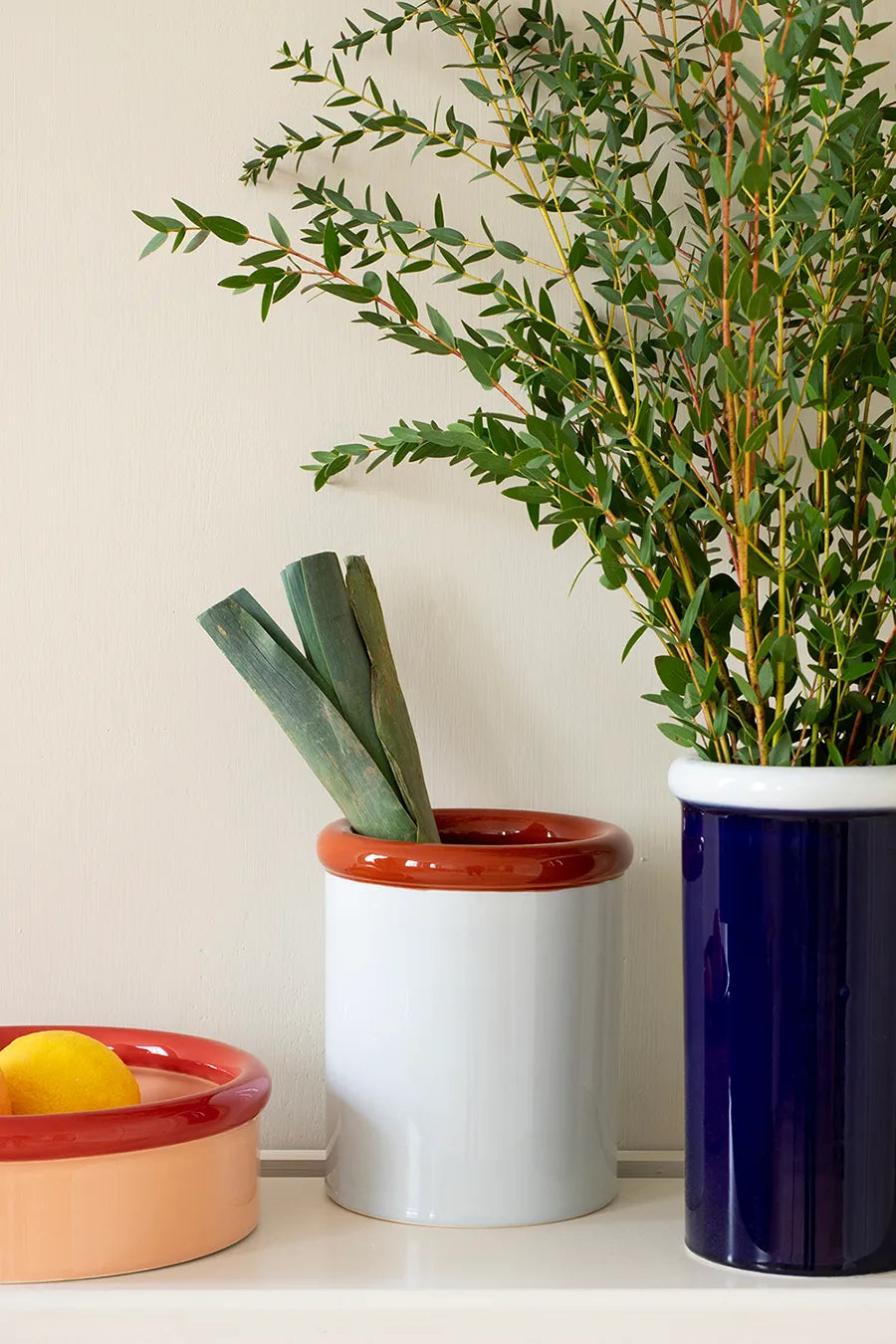 ROD vase, light blue/dark blue fra Nine