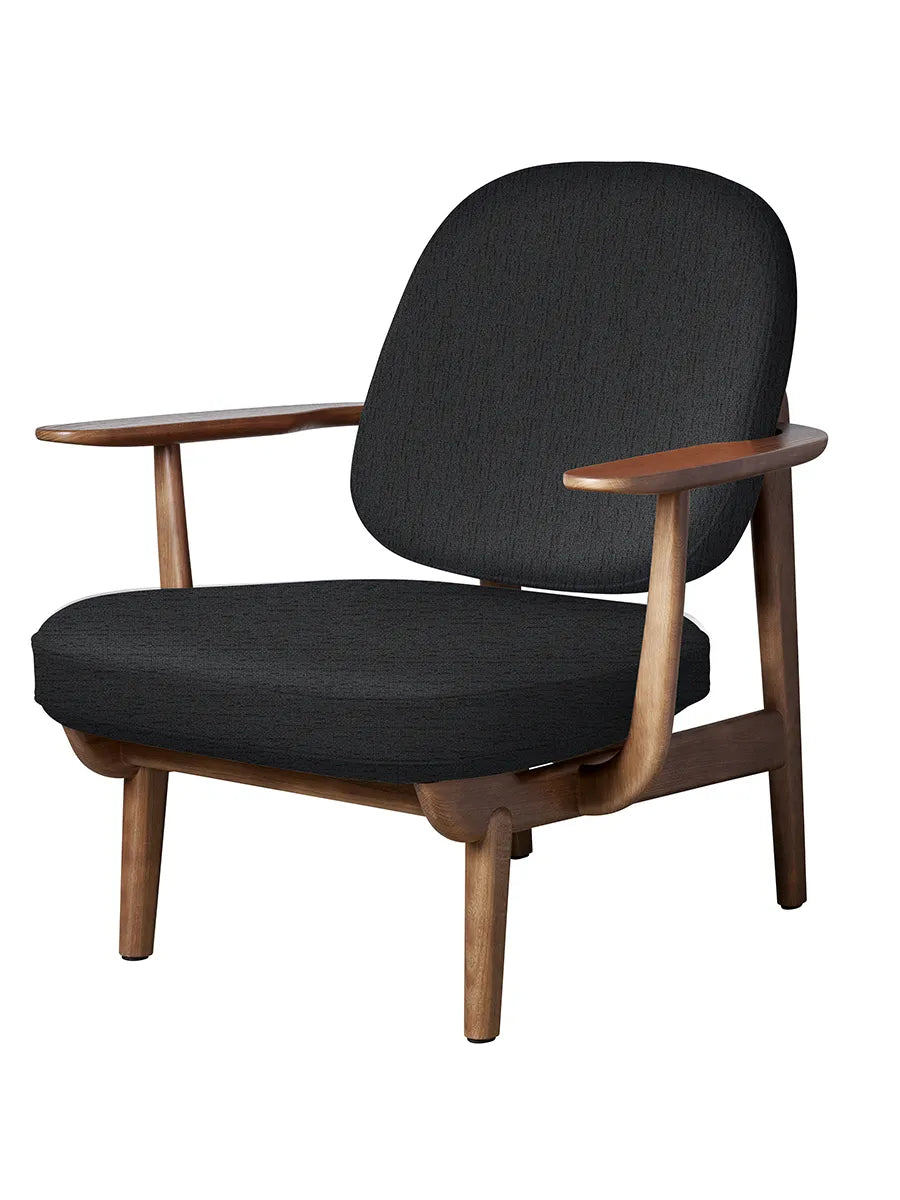 Fred Lænestol, valnødfarvet eg fra Fritz Hansen - Christianshavn / GREY (1173) - Jacobsen Plus