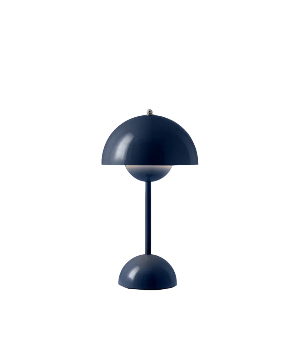 Flowerpot VP9 portable bordlampe af Verner Panton - Steel Blue - Jacobsen Plus